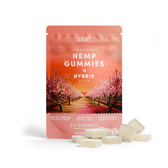 Hemp Gummies hybrid Peach