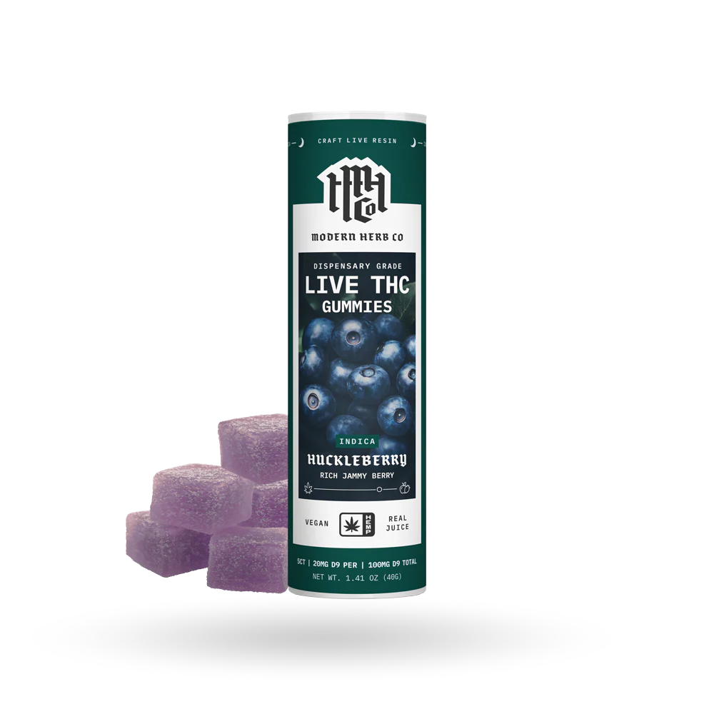 Modern Herb Co Live Resin Gummies Huckleberry - 5 Ct